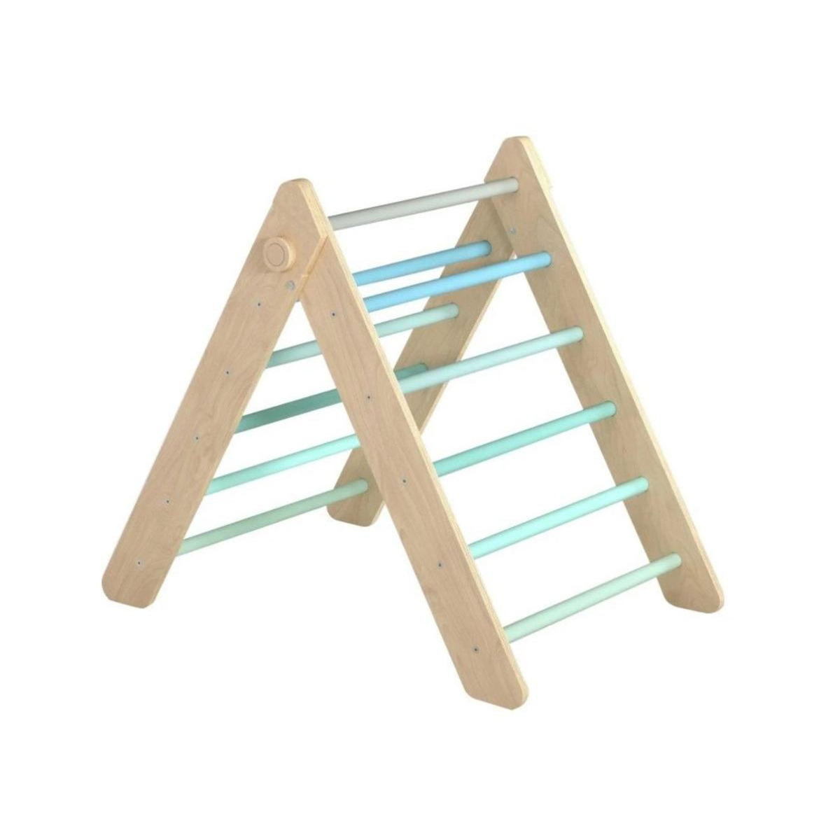 ELIS DESIGN Triangle Pikler Montessori bleu