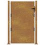 Voir la diapositive 4 : VIDAXL Portail de jardin 105x155 cm acier corten