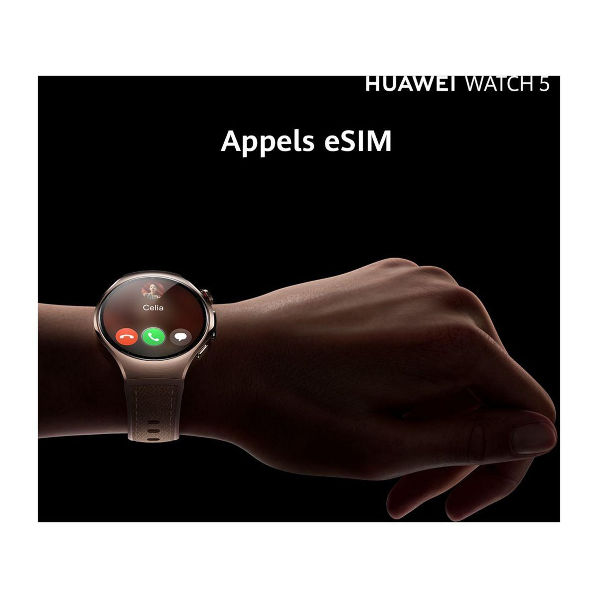 HUAWEI Montre connectée Watch 5 46mm Noir