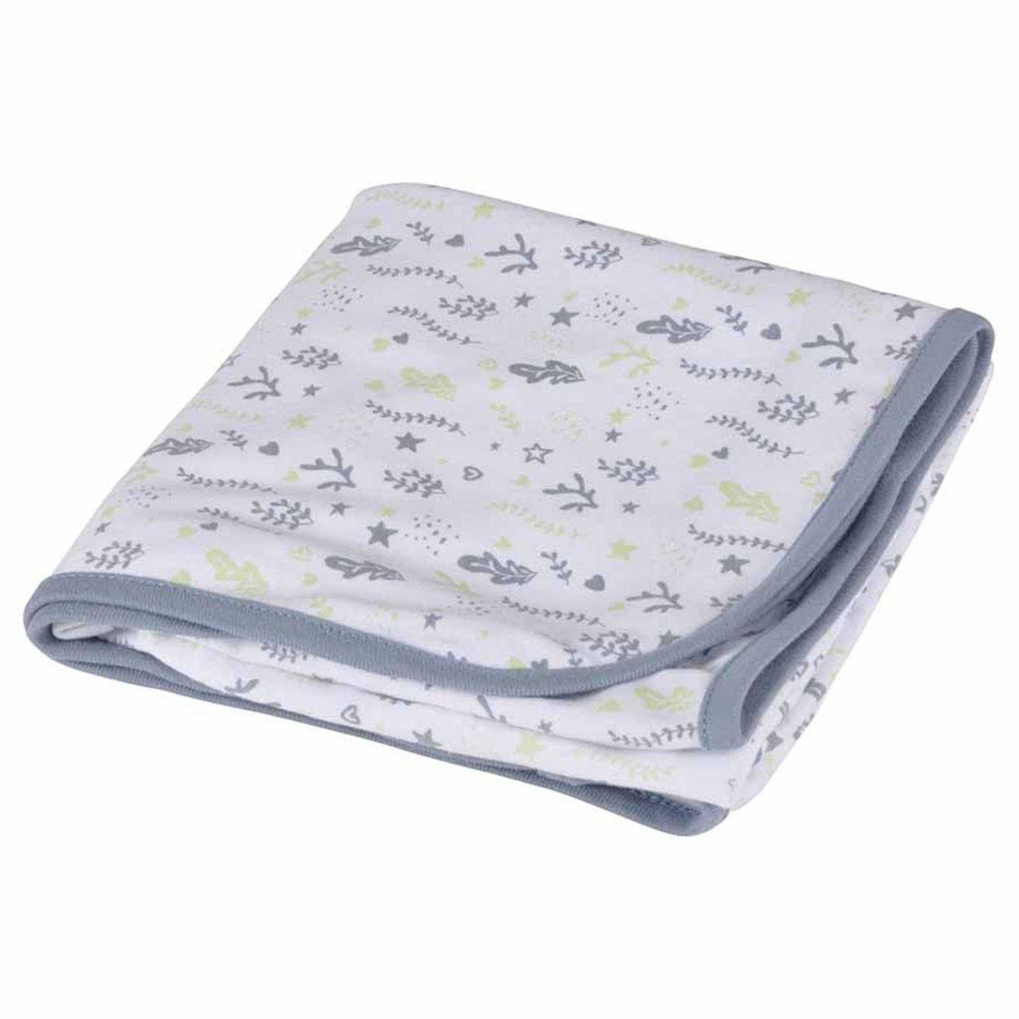 BEBE DOUCEUR Couverture bébé en coton  océan  75cm bleu