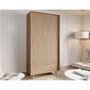 Voir la diapositive 1 : BEST MOBILIER Diego - armoire - effet bois - 92x180 cm