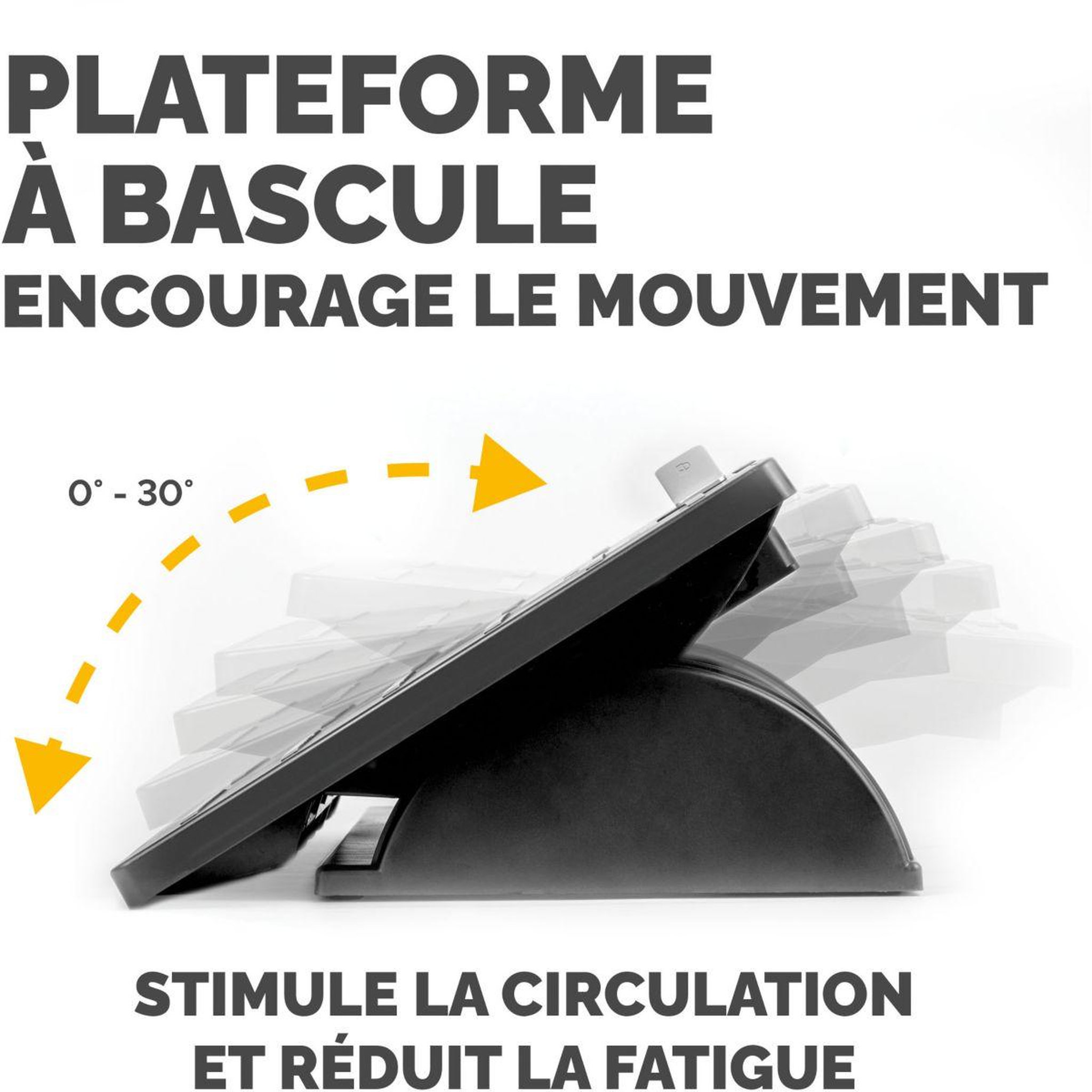 Voir la diapositive 5 : Fellowes Syst. Position repose-pieds réglable microban