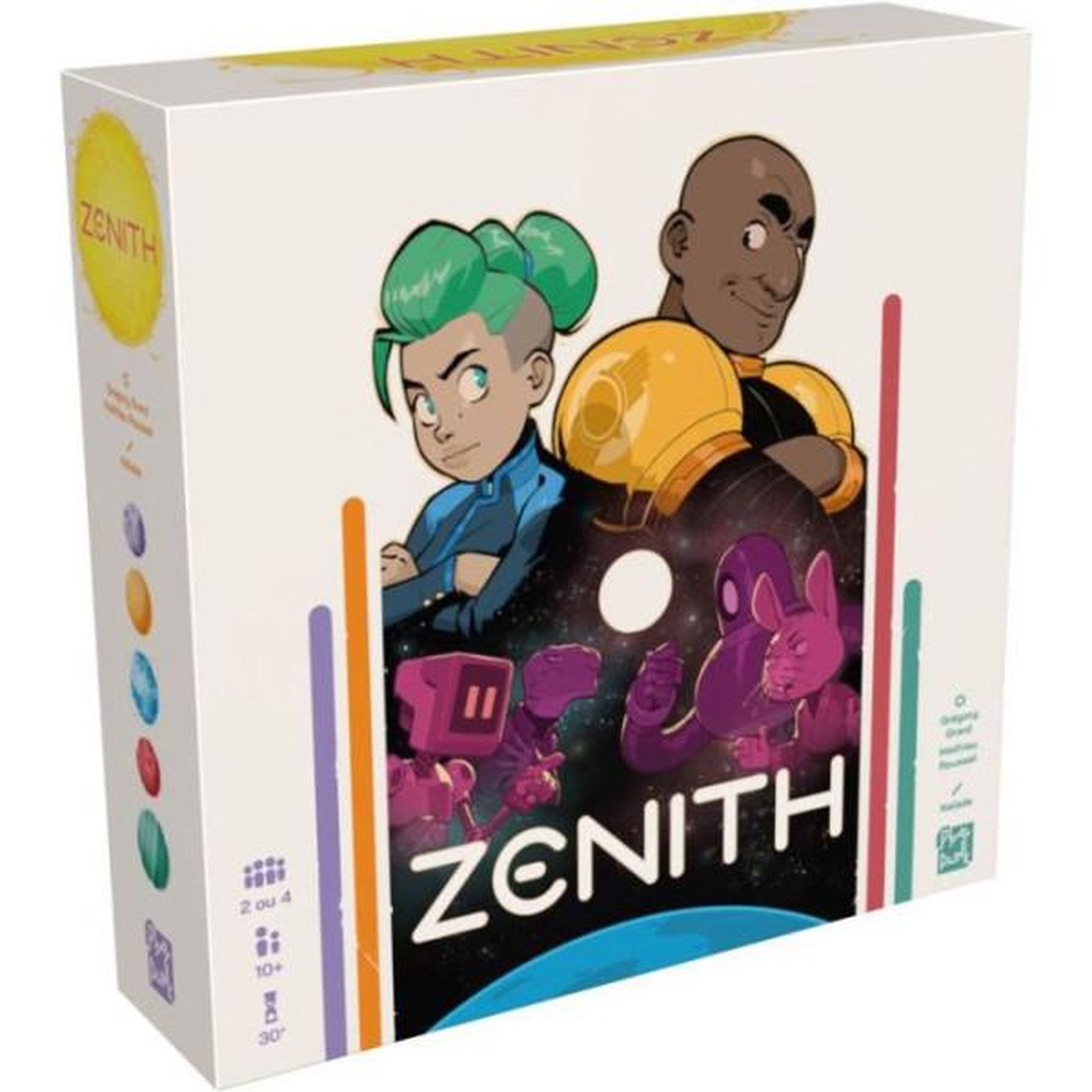 Asmodee Playpunk jeu de société stratégie - zénith - conquete planétaire - 2 a 4 joueurs - des 10 ans - version française - tir a