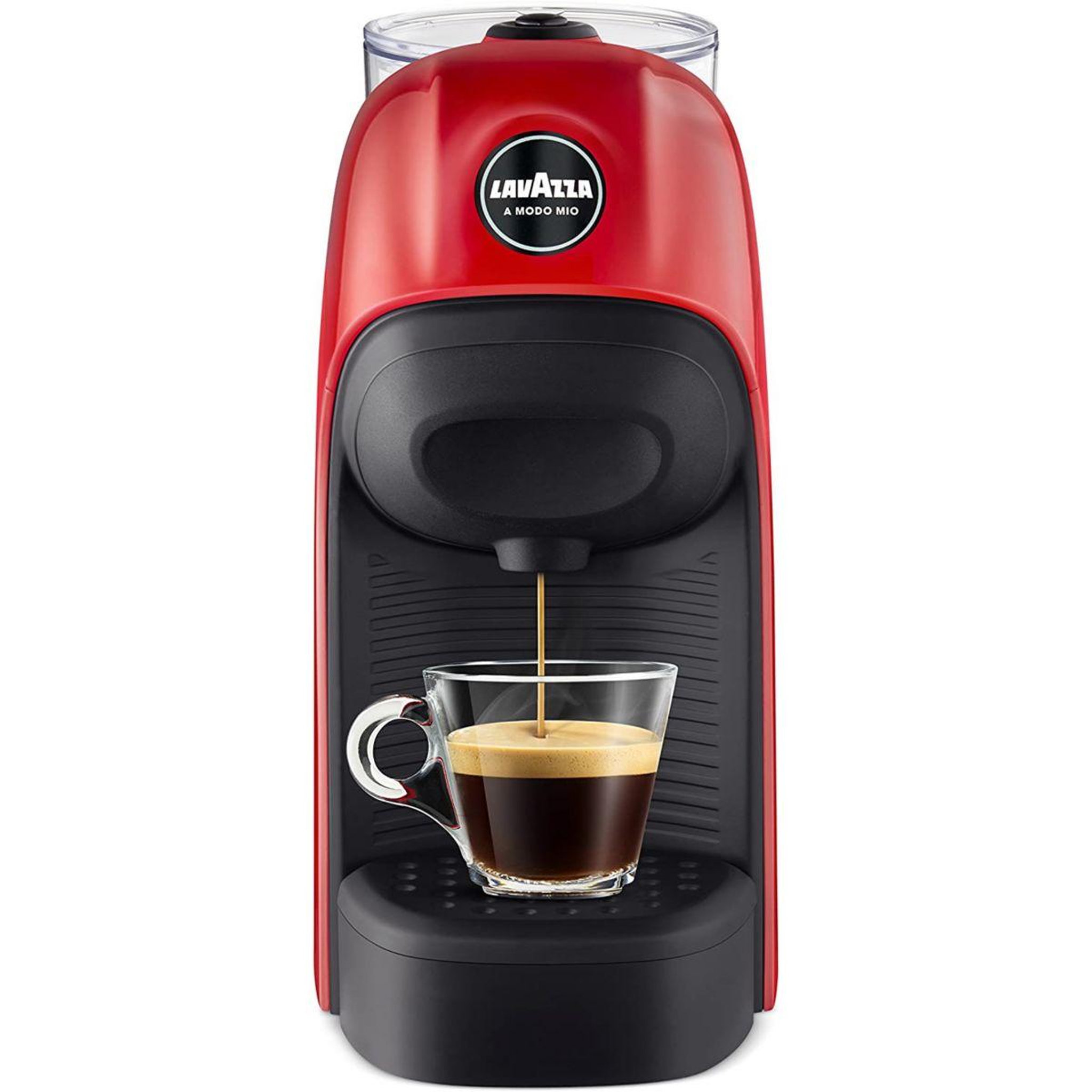 Voir la diapositive 4 : LAVAZZA Cafetière à dosette tiny eco rouge