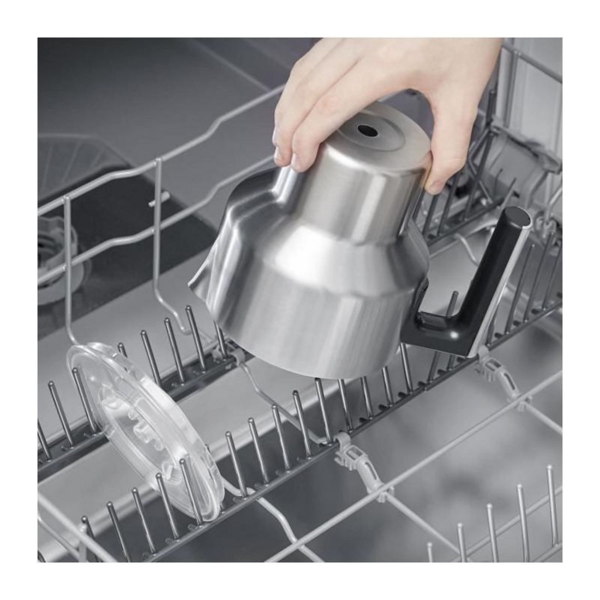 SEVERIN SEVERIN SM3586 Emulsionneur de lait / Chocolatiere Spuma 700, Mousse de lait onctueuse, Le lait ne brule pas, Capacite : 700 ml