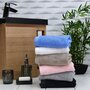Sensei Maison Lot de 2 serviettes de toilette 500 g/m² STUDIO - 50x90 cm