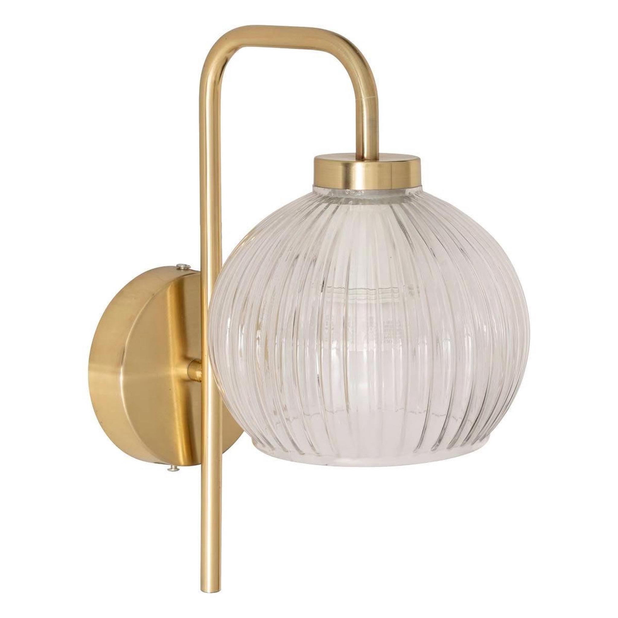 ATMOSPHERA Applique Murale en Verre  Krys  30cm Doré
