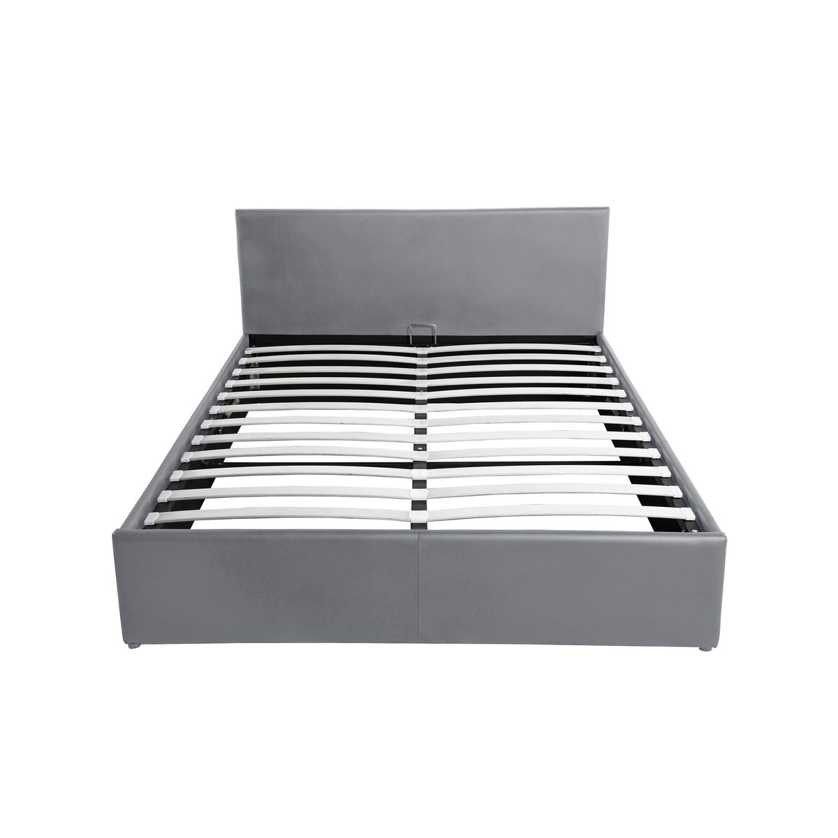 Lit coffre 160x200 cm sommier inclus avec tete de lit WILLOW