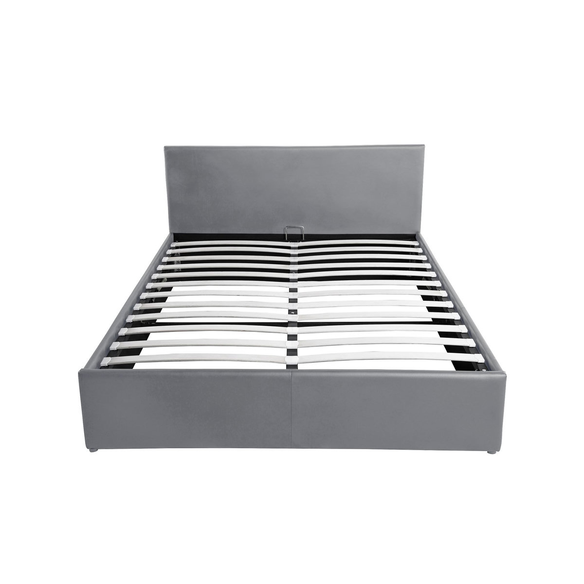 Lit coffre 160x200 cm sommier inclus avec tete de lit WILLOW