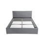 Voir la diapositive 3 : Lit coffre 160x200 cm sommier inclus avec tete de lit WILLOW
