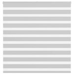 VIDAXL Store zebre gris clair largeur du tissu 140,9 cm polyester