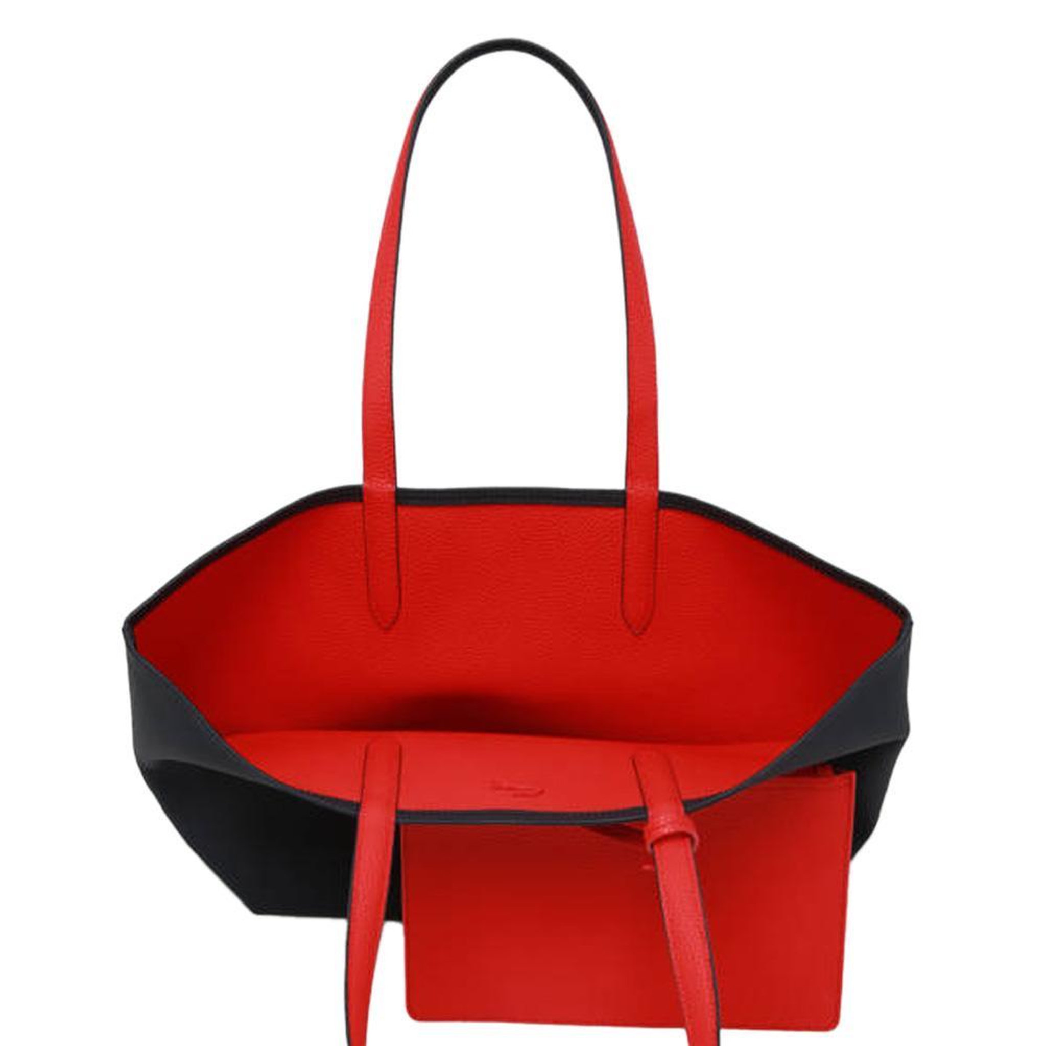 Voir la diapositive 3 : Lacoste Sac Cabas Réversible Marine/Rouge Femme Lacoste Anna
