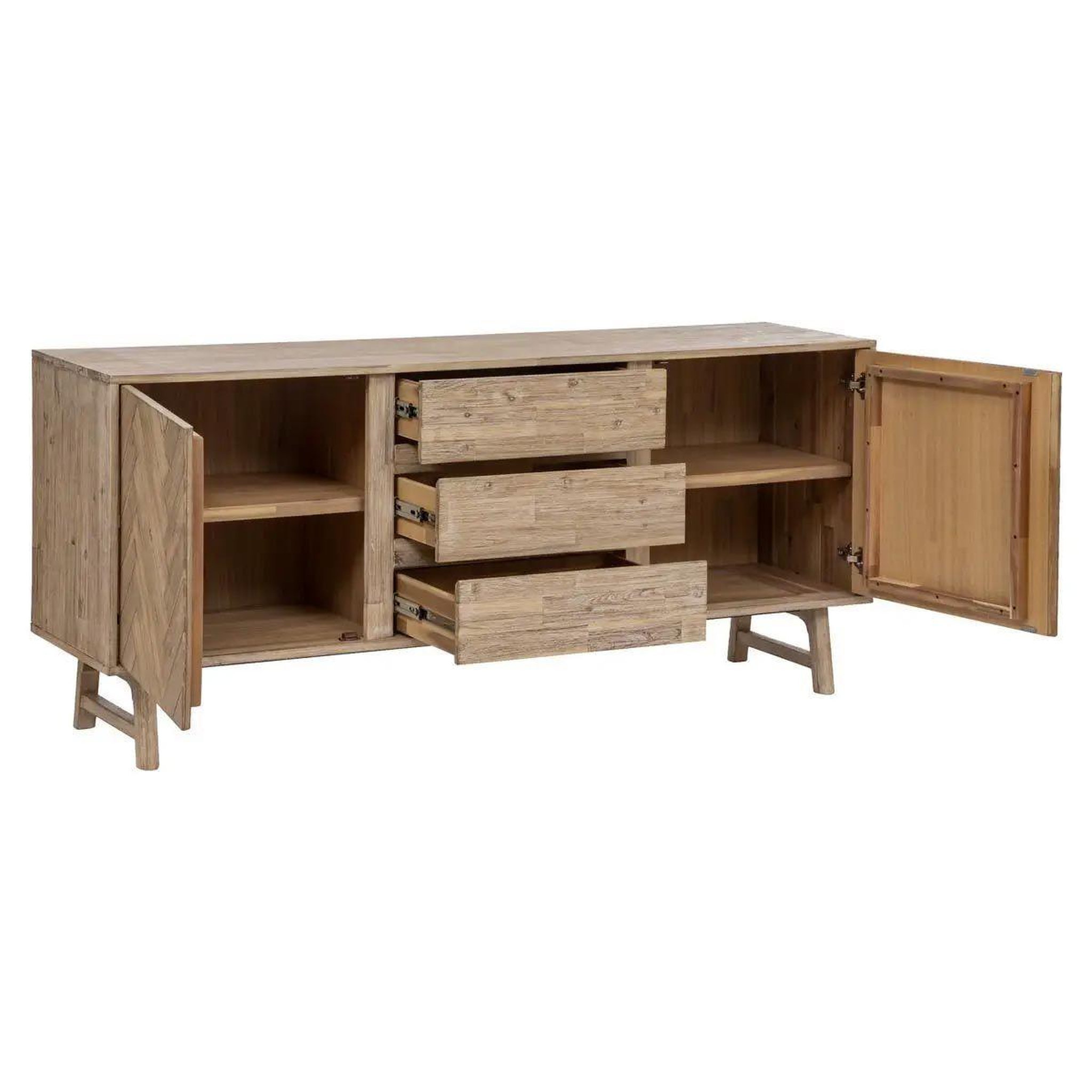Voir la diapositive 2 : ATMOSPHERA Buffet 2 portes & 3 tiroirs  aeris  180cm beige
