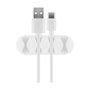 Voir la diapositive 5 : GOOBAY Serre-câble Cable Guide (4) Blanc x2