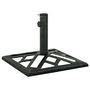 Voir la diapositive 2 : VIDAXL Socle de parasol Vert 44x44x31 cm Fonte