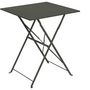 Voir la diapositive 1 : GARDENSTAR Table de jardin pliante en acier 60 x 60 cm