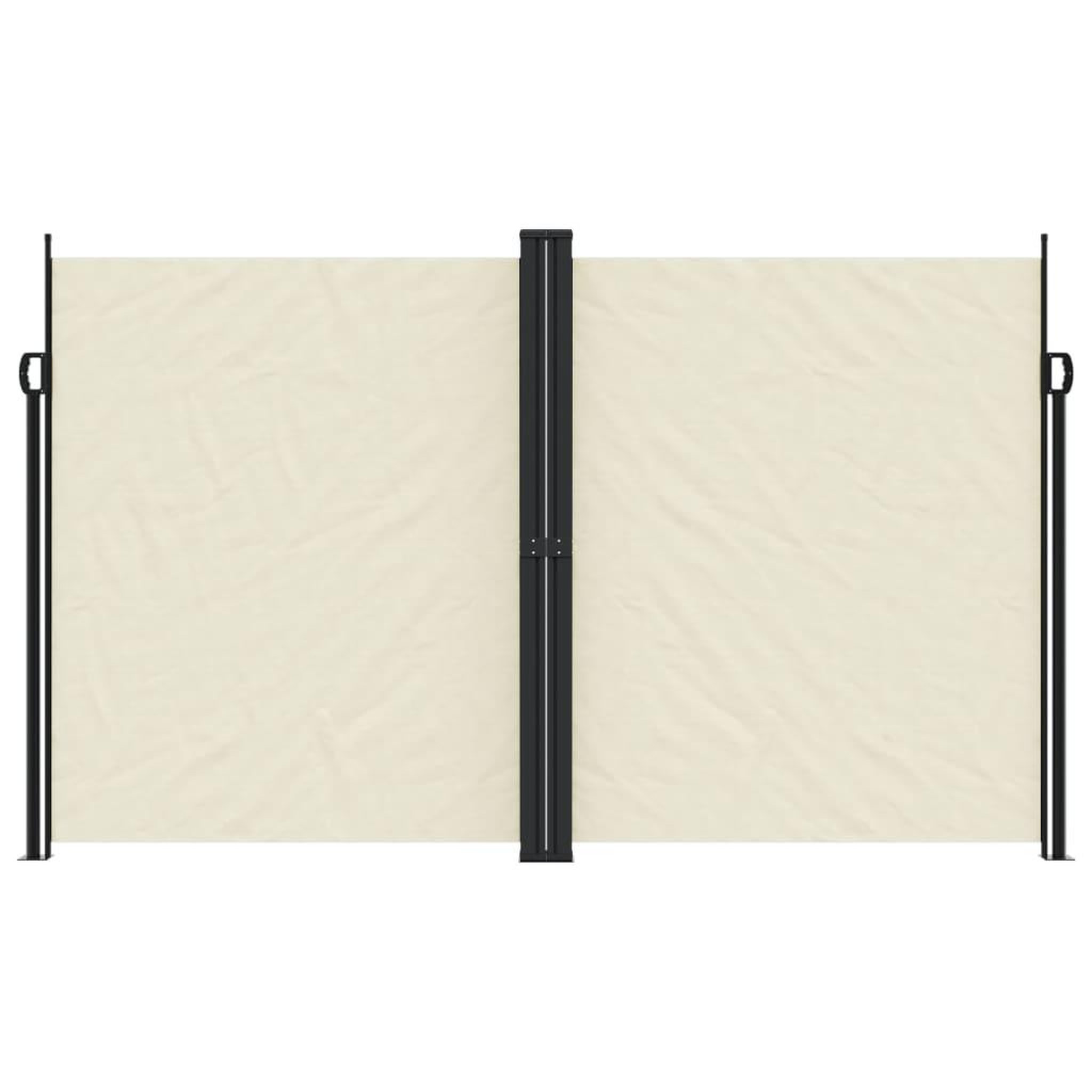 Voir la diapositive 3 : VIDAXL Auvent lateral retractable Creme 200x1200 cm