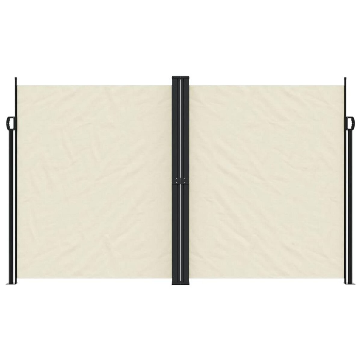 VIDAXL Auvent lateral retractable Creme 200x1200 cm