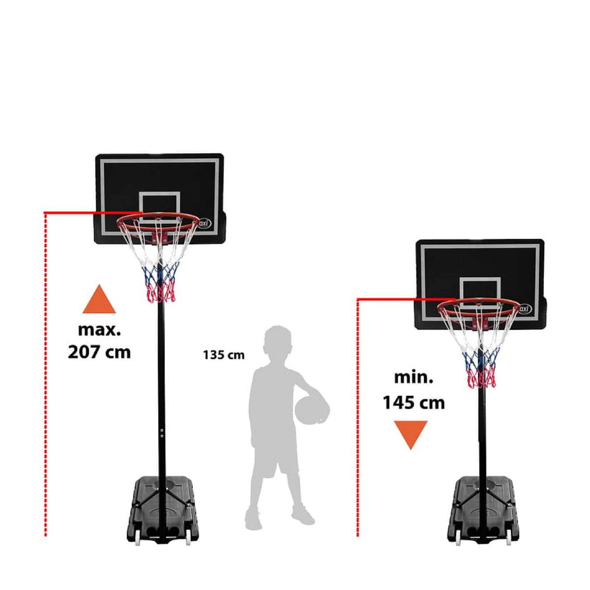 Voir la diapositive 3 : Axi House Panier basket Pro réglable 145-207 cm