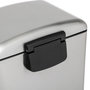 Voir la diapositive 5 : FIVE Poubelle de Cuisine en Inox  Ariane  20L Argent