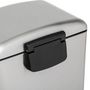Voir la diapositive 5 : FIVE Poubelle de Cuisine en Inox  Ariane  20L Argent