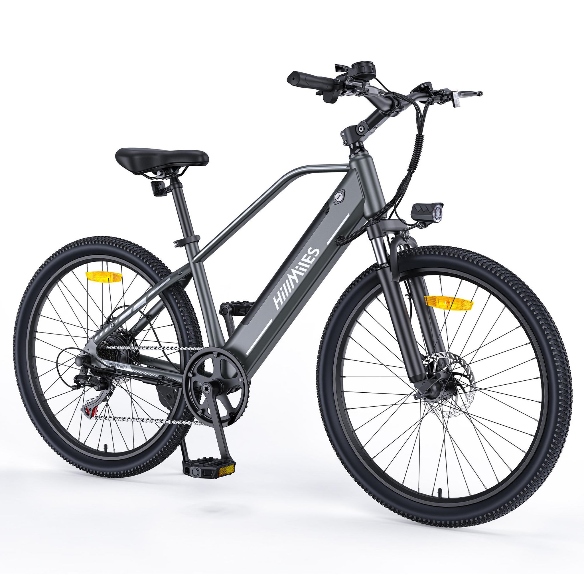 Voir la diapositive 2 : HILLMILES Vélo électrique de montagne pour homme HillMiles MileTrail 1, 250 W
