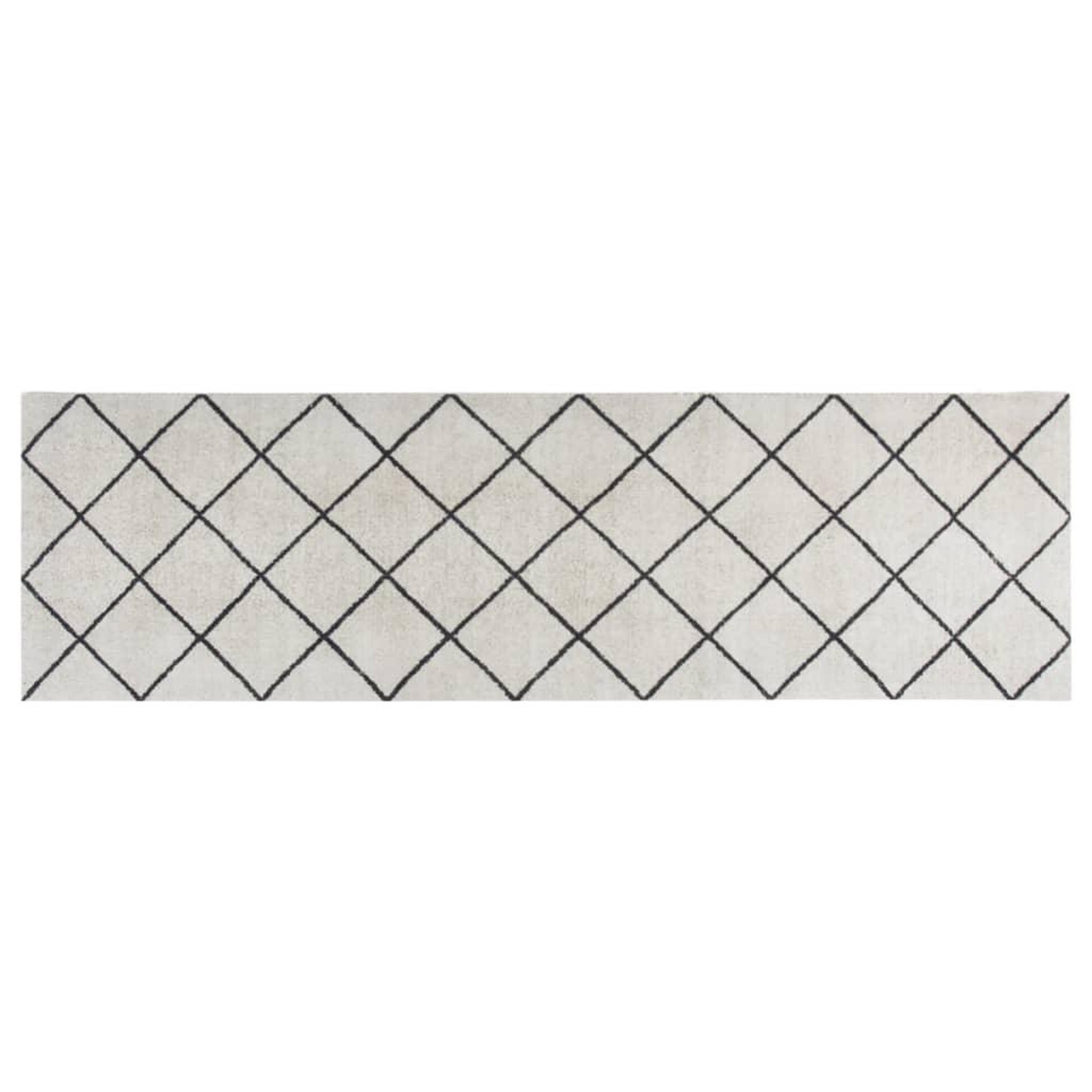 Voir la diapositive 2 : VIDAXL Tapis de cuisine lavable impression carree 60x180 cm velours