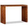 Voir la diapositive 3 : VIDAXL Table console Bois massif avec finition miel 110x40x76 cm