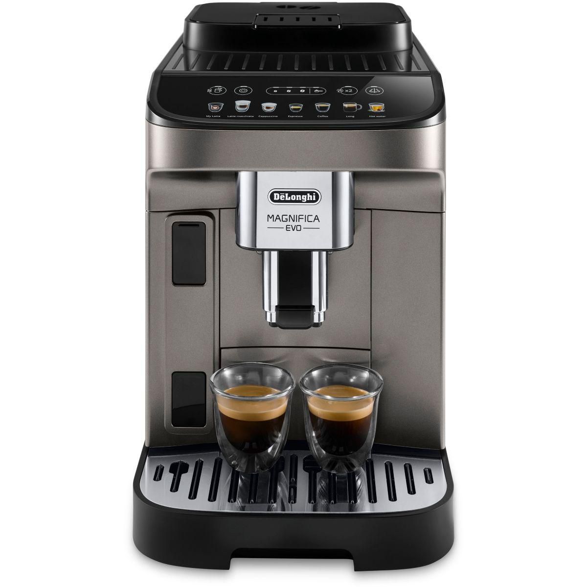 DELONGHI Expresso Broyeur Magnifica Evo FEB2981.TB titanium