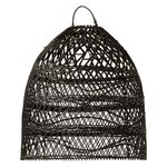 Paris Prix Abat-Jour en Rotin  Vague  43cm Noir