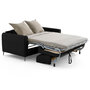 Voir la diapositive 2 : LISA DESIGN Owen - canapé 3 places convertible express couchage quotidien 140 cm matelas 12 cm en simili