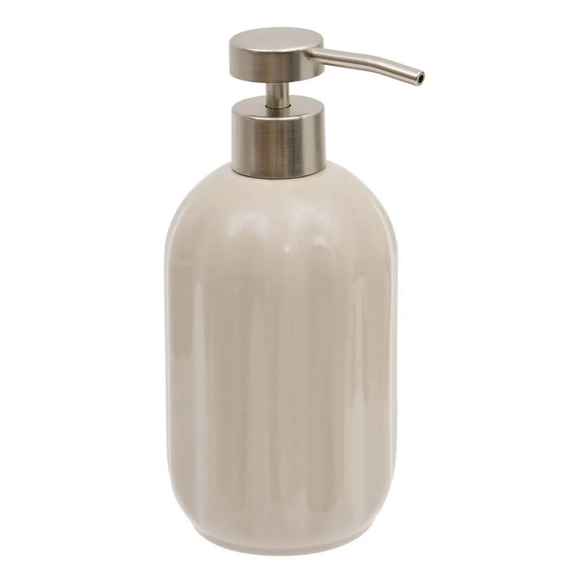 FIVE Distributeur de savon en grès  suny colorama  450ml beige lin