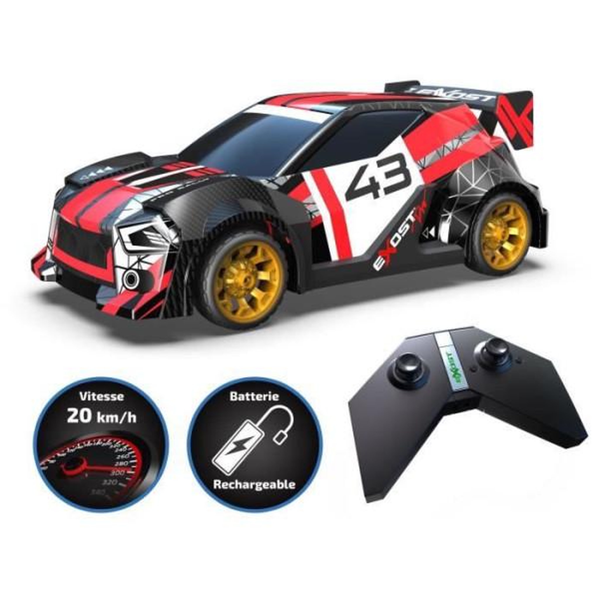 Voir la diapositive 2 : SILVERLIT Voiture télécommandée Silverlit Exost Rally XTR