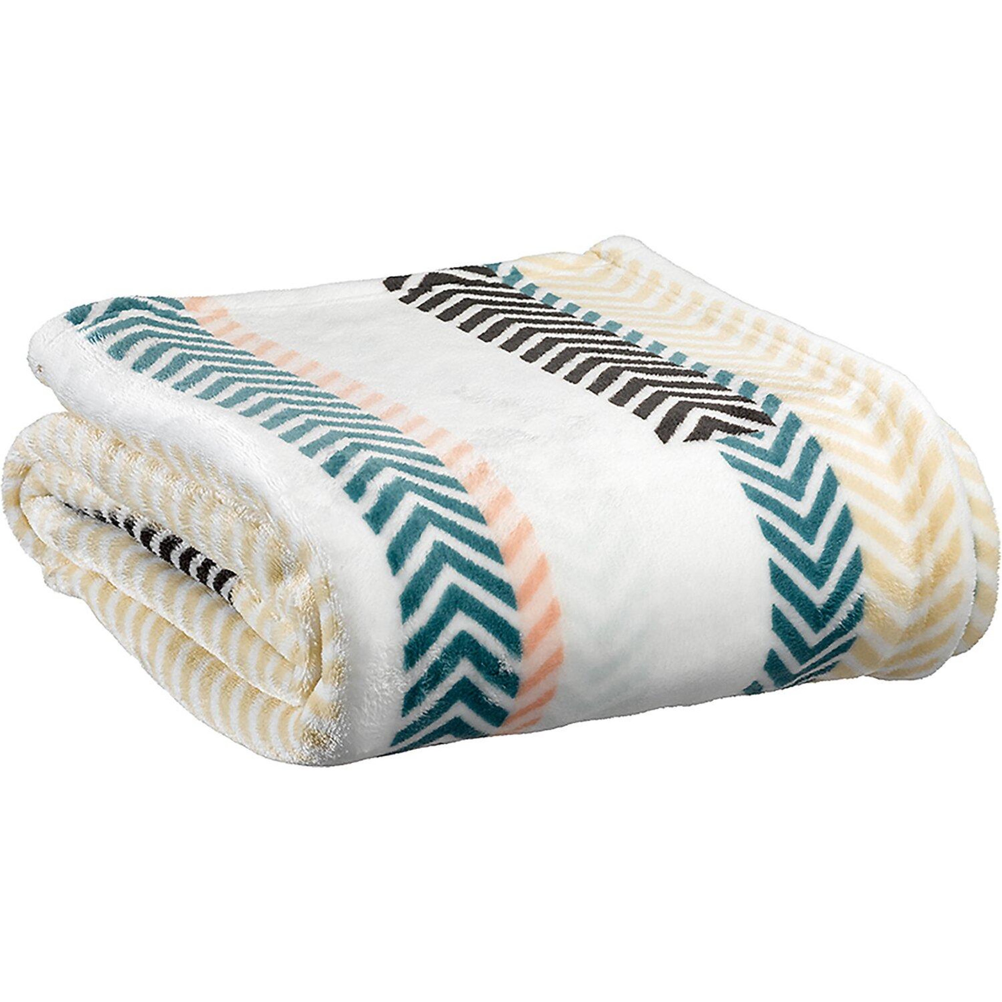 Voir la diapositive 1 : Les Ateliers du Linge Plaid 100%polyester