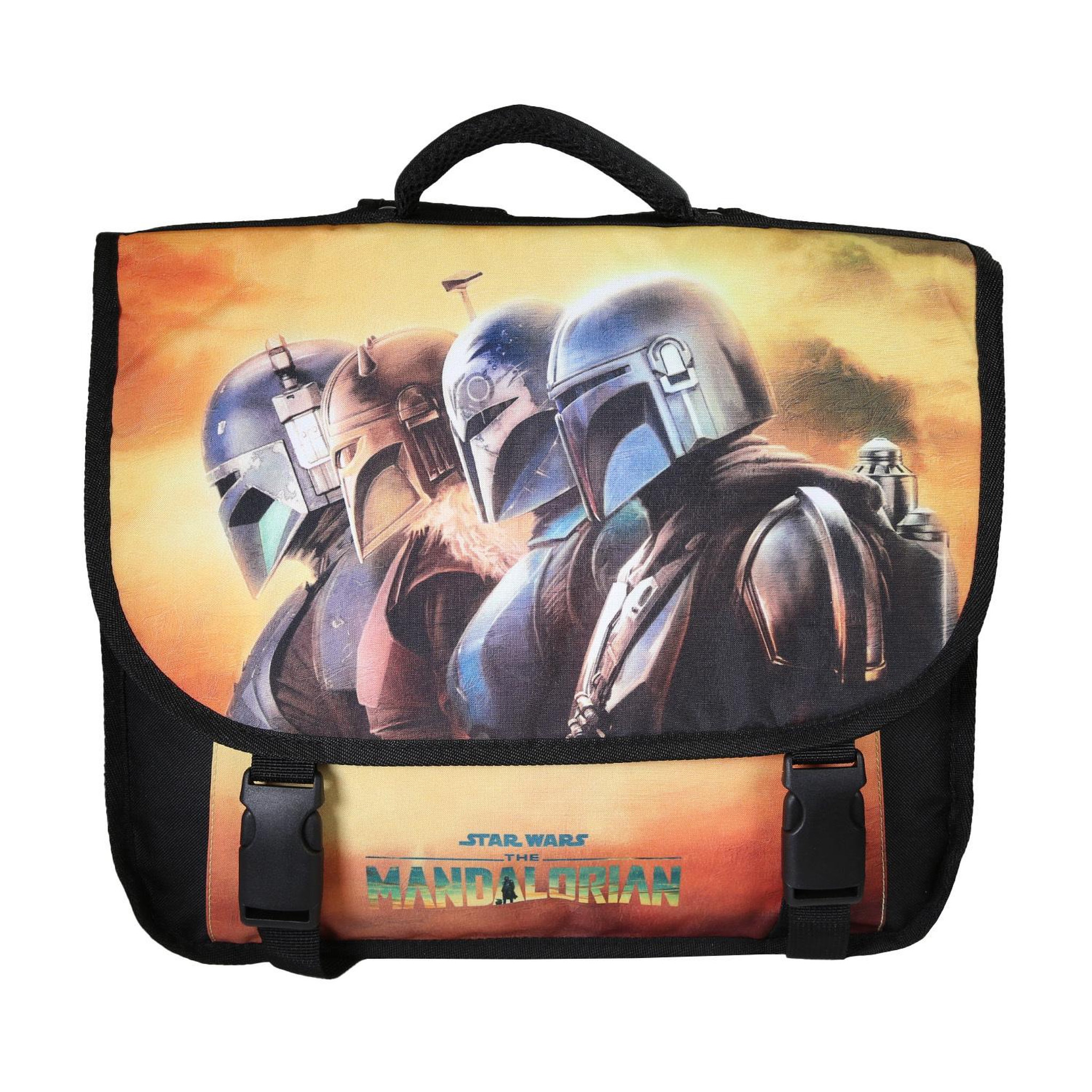 Bagtrotter Star Wars - Cartable 38 cm - Noir/Orange - Garçon - 2 compartiments