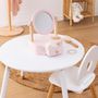 Voir la diapositive 6 : Atmosphera Kids Coiffeuse à Poser Enfant  Chary  28cm Rose