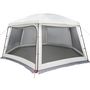 Voir la diapositive 3 : VIDAXL Tente piscine toit amovible parois maille gris 618x532 cm