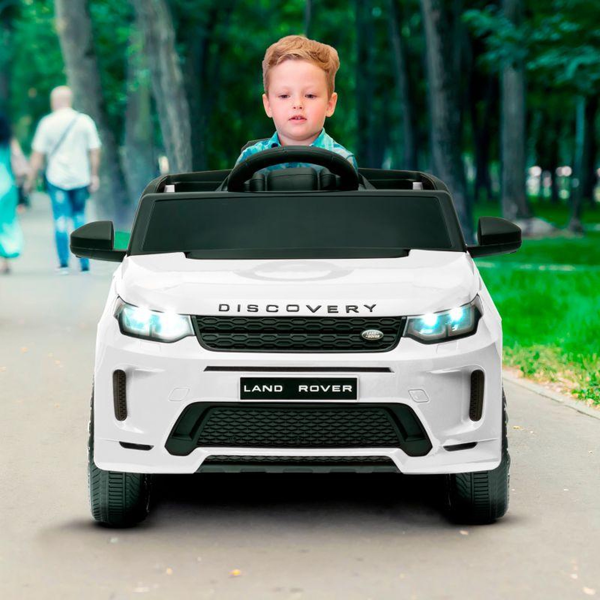 Voir la diapositive 5 : PLAY4FUN Voiture électrique SUV pour enfant Land Rover Discovery 2x 25W - marche AV/AR, Phares et Système audio