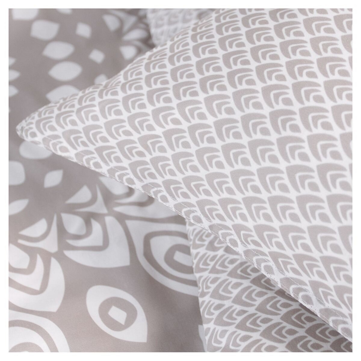 TODAY Parure housse de couette fantaisie en coton 57 fils NAMASTE