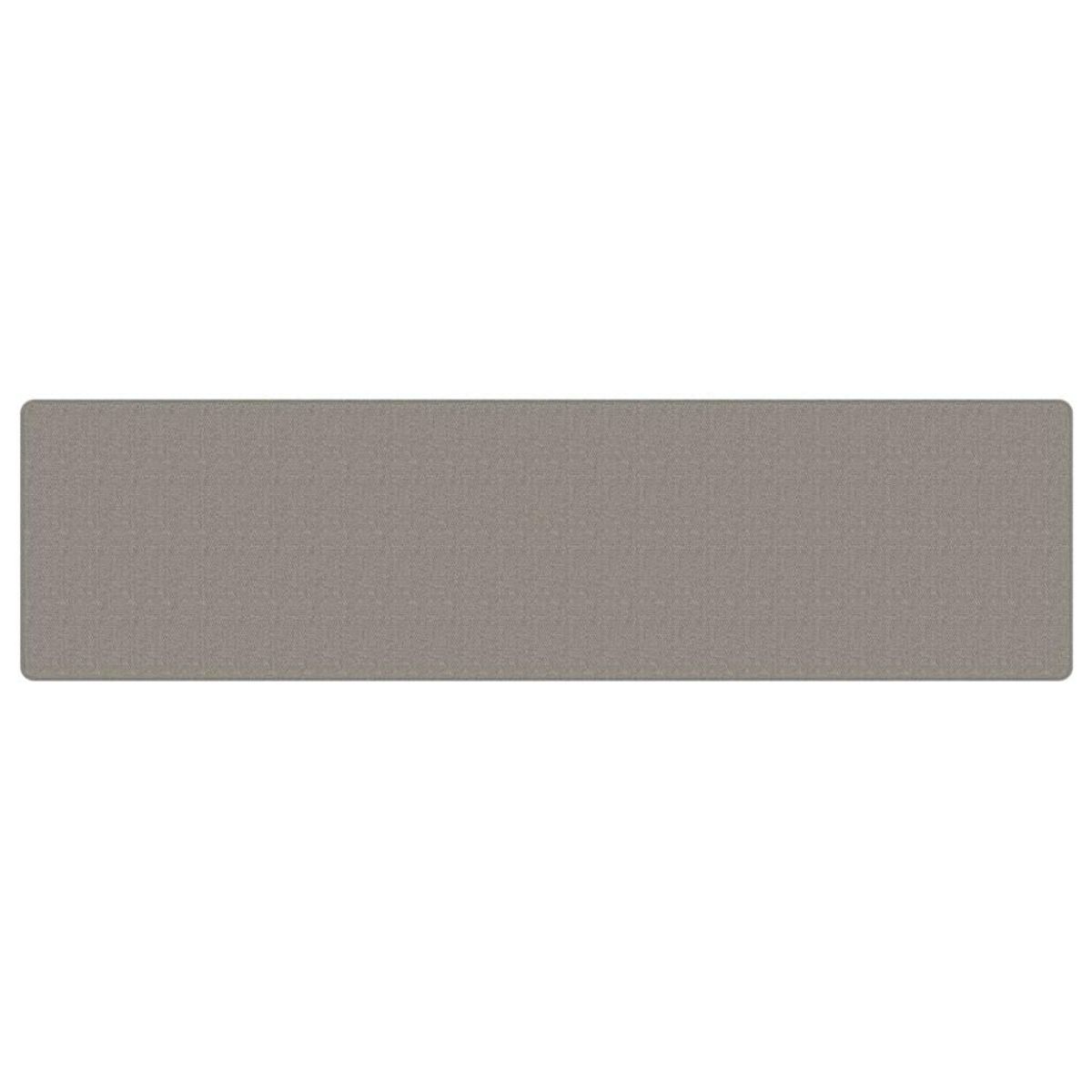 VIDAXL Tapis de couloir aspect sisal argente 80x300 cm