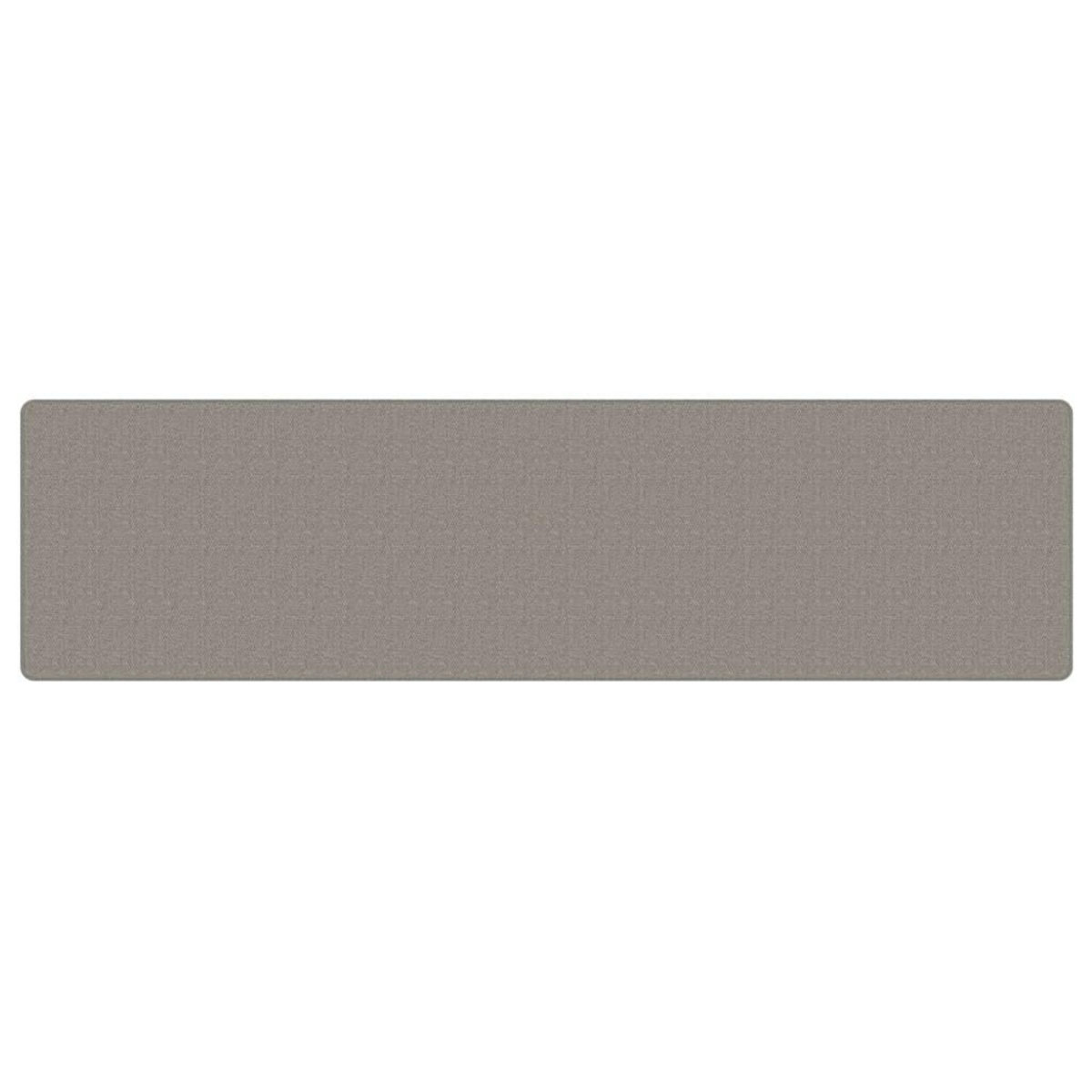 VIDAXL Tapis de couloir aspect sisal argente 80x300 cm