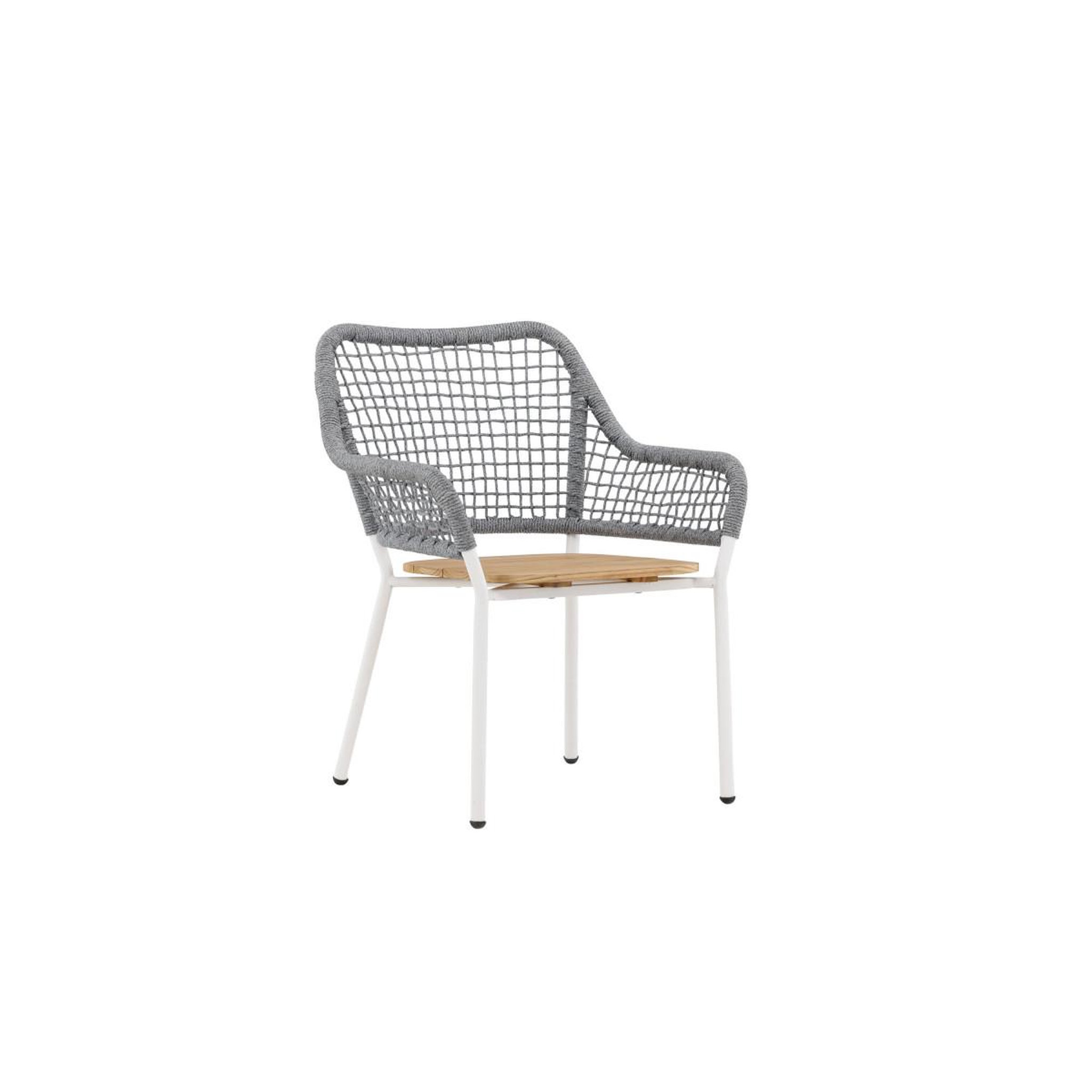 Voir la diapositive 4 : Paris Prix Chaise de jardin  amora  88cm gris