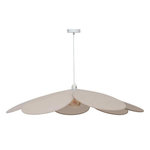 ATMOSPHERA Lampe Suspension Pétale  Naya  100cm Beige