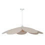 Voir la diapositive 1 : ATMOSPHERA Lampe Suspension Pétale  Naya  100cm Beige