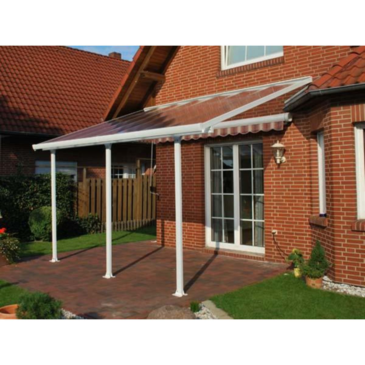 Chalet & jardin Toit terrasse blanc avancée 3 mètres - 18m2