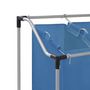 Voir la diapositive 4 : VIDAXL Trieuse a linge avec 3 sacs Bleu Acier