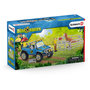 Voir la diapositive 5 : Schleich Voiture tout-terrain avec avant-poste Dinosaurs