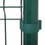 CENTRALE BRICO Lot de 4 colliers Arista vert, H.3 x P.15 cm