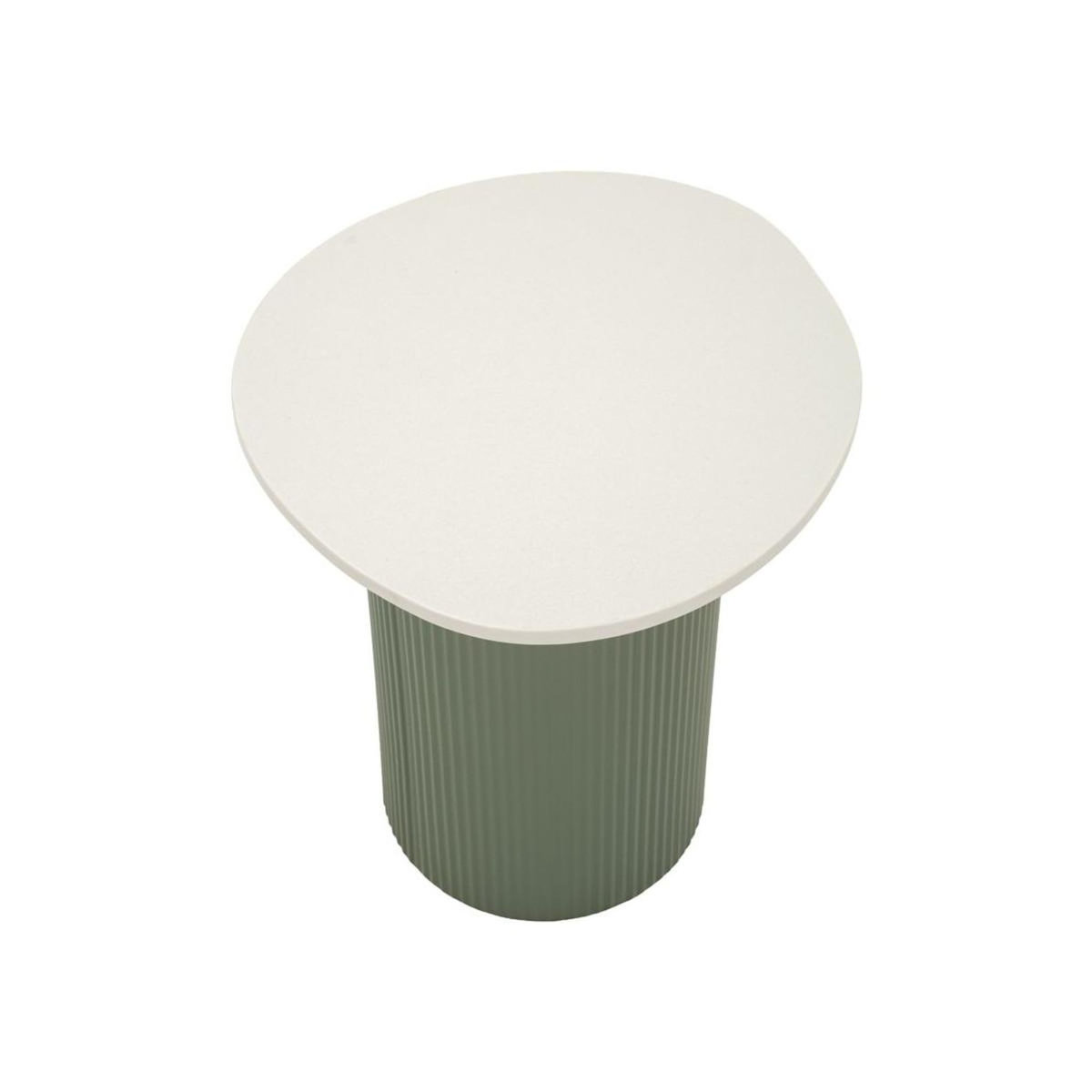 Paris Prix Table d'Appoint  Frankfurt  45cm Vert & Blanc