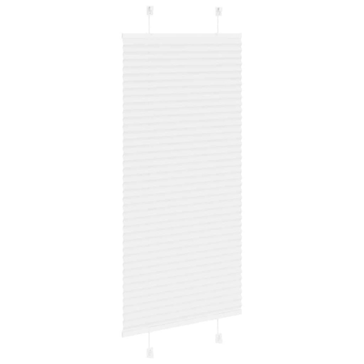 VIDAXL Store plisse blanc 65x100 cm largeur du tissu 64,4 cm polyester